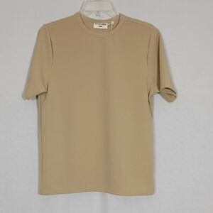 NWT Hudson & Barrow Linen Textured Knit Tee Mens Size Small Retro